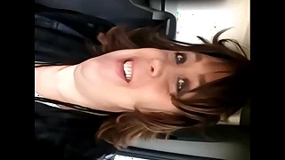 i want more cum - amateur geordie tgirl films themselves swallowing cum